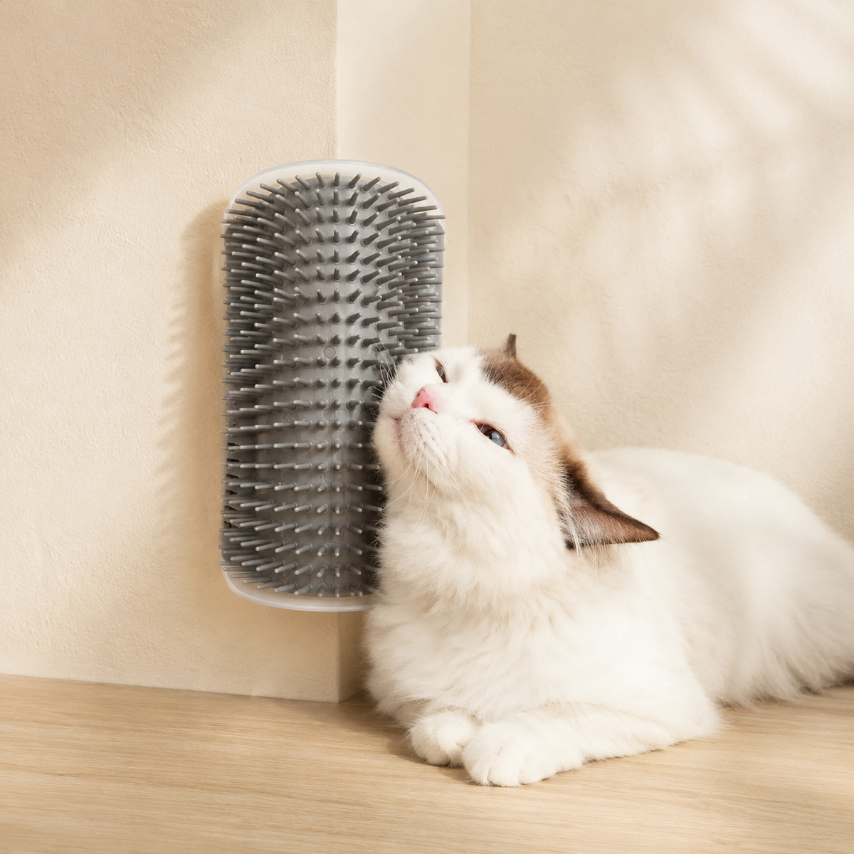 Brosse de massage murale auto-nettoyante pour chat