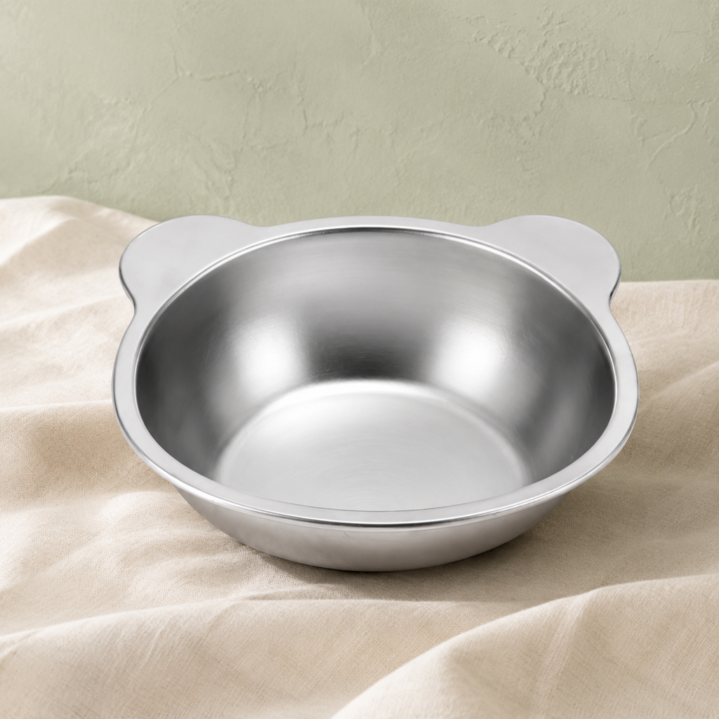 Gamelle surélevée inclinée en inox 304 pour chat