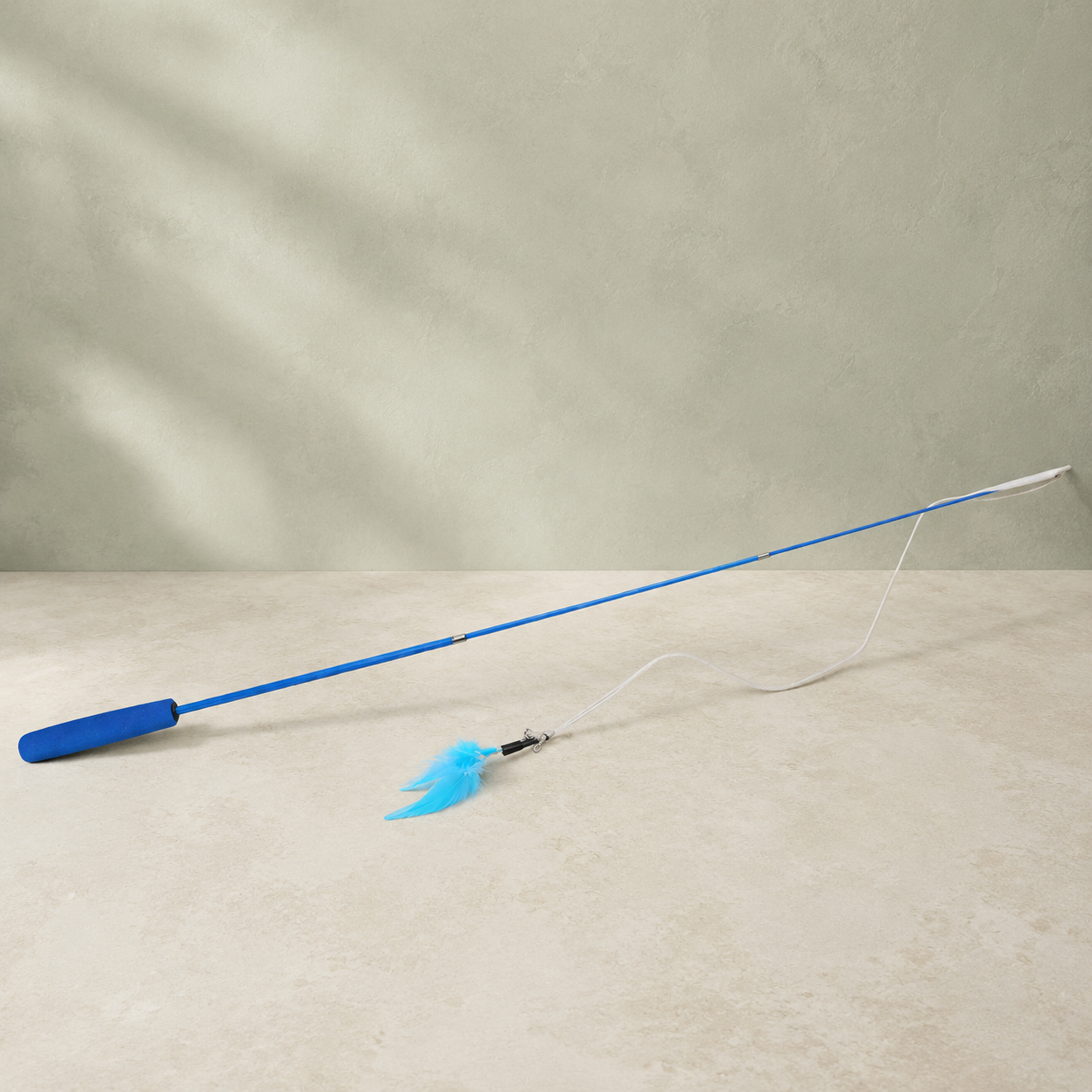 Canne à plumes interactive pour chat avec recharges