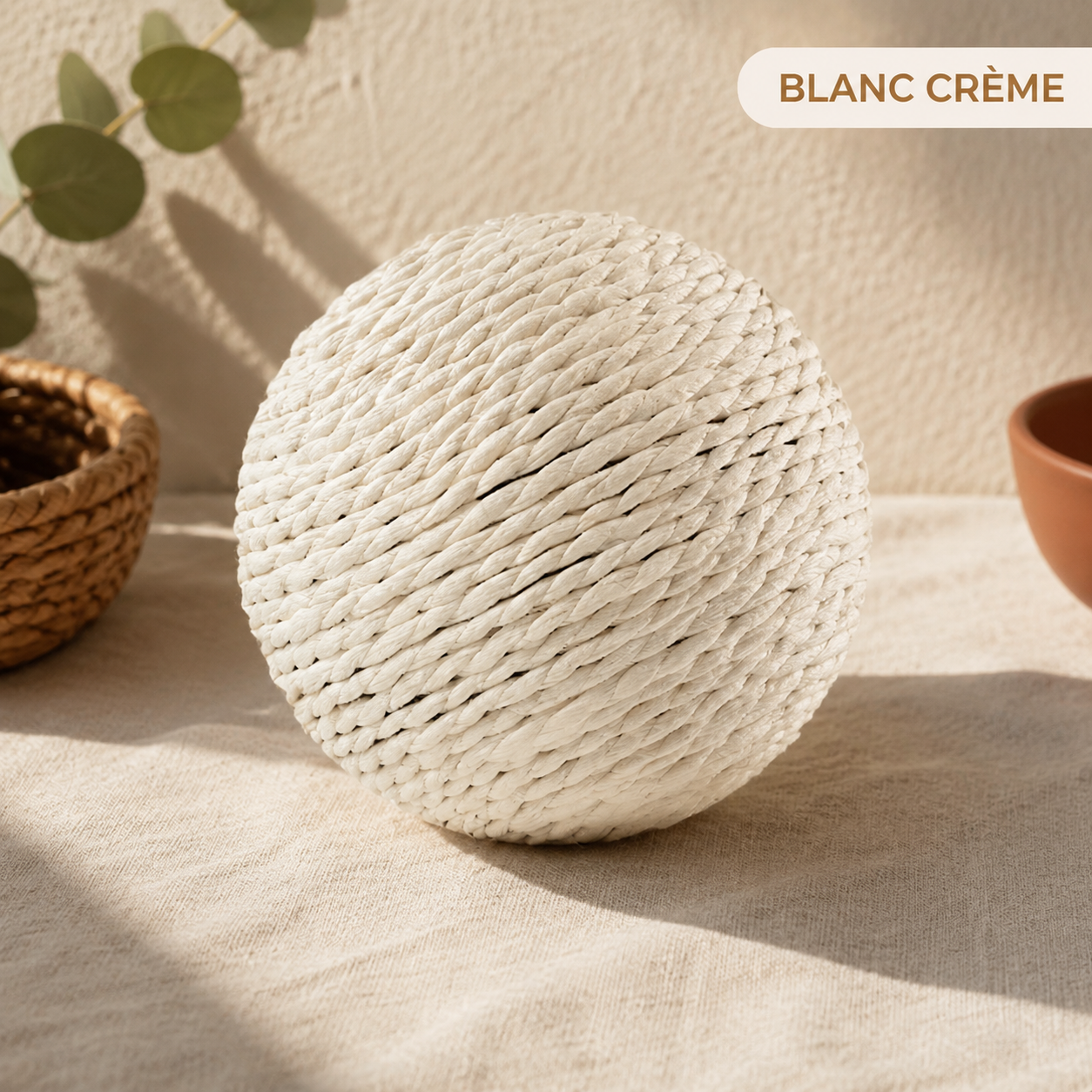 Balle à gratter en sisal pour chat - sonore
