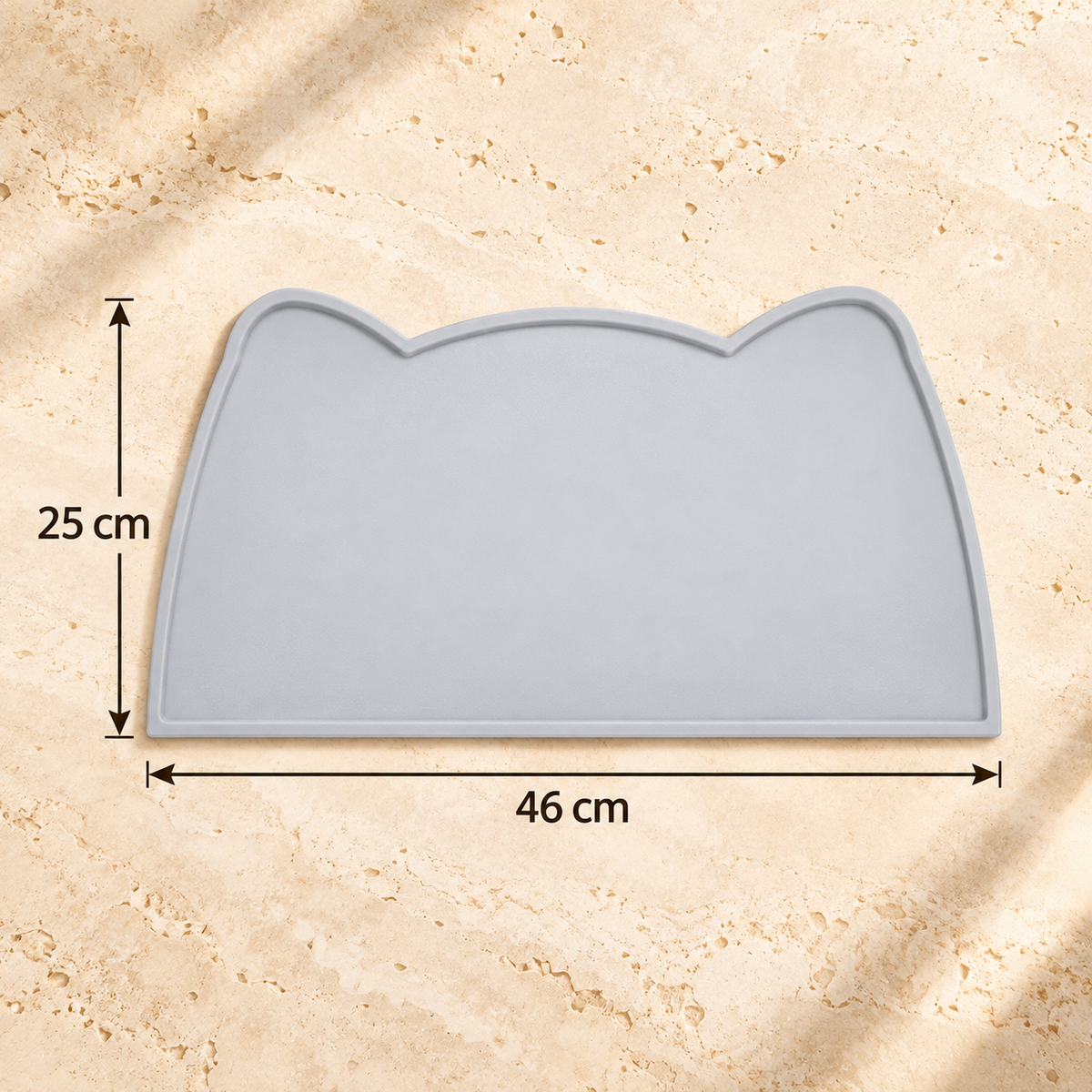 Tapis de gamelle en silicone alimentaire, imperméable